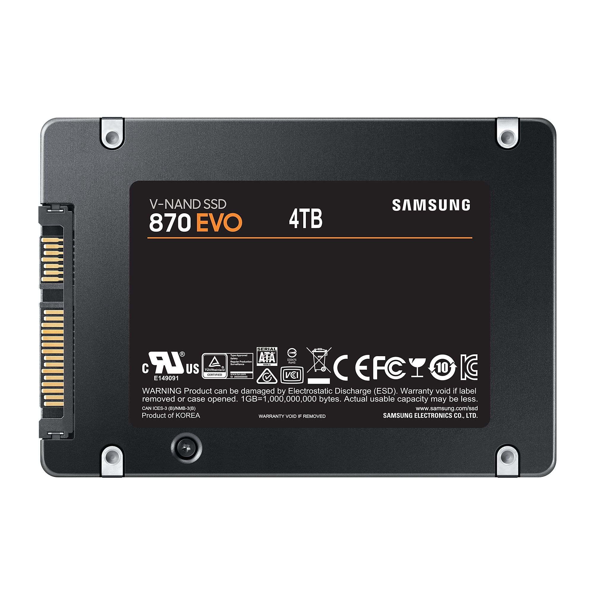 Samsung 870 EVO 4TB 2.5" SATA III SSD