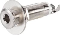 jack BKL Electronic 1109029 Jackplug 6.35 mm Bus, inbouw horizontaal Aantal polen: 3 Stereo Zilver 1 stuk(s)