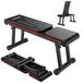 Merkloos Fitnessbank Halterbank verstelbaar - 6 standen - 300 kg - Inklapbaar - Dubbel frame