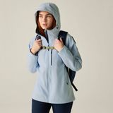Regatta Birchdale II dames jas, blauw, maat 42, waterdicht, ademend, met capuchon