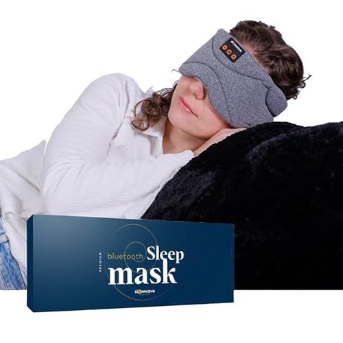 Slowwave Premium Bluetooth Slaapmasker - Grijs