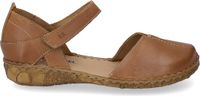 Josef Seibel Rosalie 42 Dames Platte Sandalen Cognac Leer