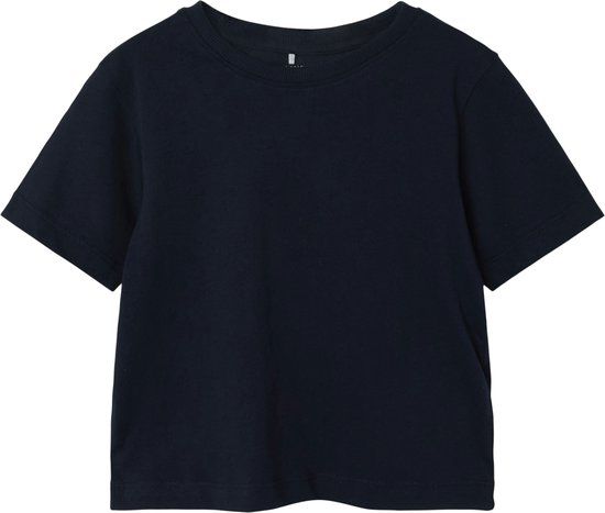 NAME IT Jongens T-shirt Dark Sapphire Katoen Ronde hals Korte mouw Regular Fit Maat 122/128