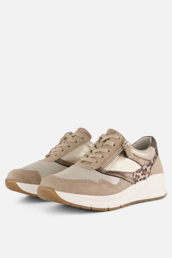 Feyn Sneakers beige Suède K-Leest - Maat 38