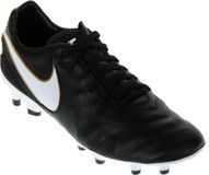 Nike Tiempo Mystic V FG Voetbalschoenen - Maat 44.5 - Mannen - Zwart/Wit/Goud