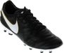 Nike Tiempo Mystic V FG Voetbalschoenen - Maat 44.5 - Mannen - Zwart/Wit/Goud