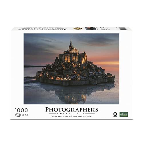 Ambassador 7230920 Mont Saint-Michel, 1000 stukjes puzzel voor volwassenen en kinderen vanaf 12 jaar, Photographer's Collection, Sebastien Nagy