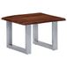Maison Exclusive - Table basse avec bords naturels, 60x60x40 cm, bois d'acacia massif