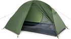 Merkloos Tente - Tente tunnel - 1 personne - Léger - Tente de vélo - Vacances à vélo - Camping - Camping - Portable - Vert