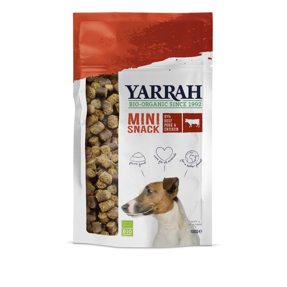 YARRAH 10x Bio Hondensnack Mini Bites 100 gr