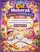 Eid Mubarak Coloring and Activity Book for Kids Ages 4–8