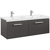 Roca Unik Prisma 1200 Antraciet Glanzend