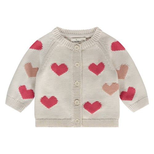 A Tiny Story gebreid vest ecru