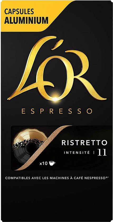 MAISON DU CAFE L'Or Espresso Ristretto Koffiecapsule 10 stuk(s)