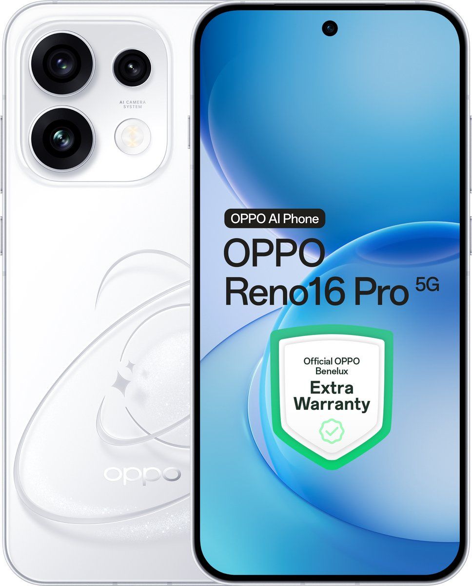 OPPO Reno16 Pro 5G 12+512GB Wit