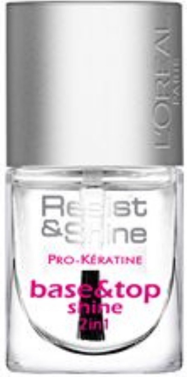 L'Oréal L'Oréal Paris Resist & Shine Pro Keratin Base & Top Shine - 9 ml