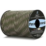 Romon Paracord 550 9-strengs 30m legergroen camouflage