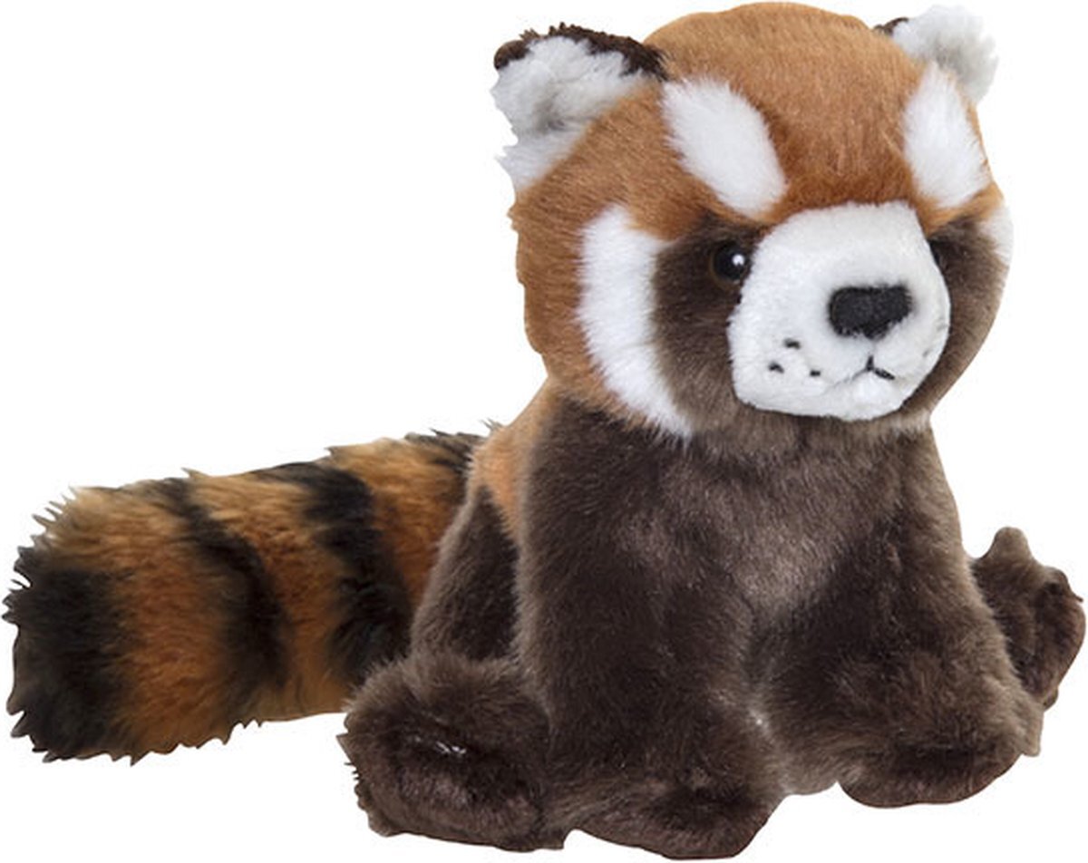 Nature Planet Pluche kleine rode panda knuffel van 15 cm - Dieren speelgoed knuffels cadeau - Knuffeldieren