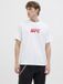 JACK&JONES JCOUFC TEE SS C.N STYD SS25 Heren T-shirts XL Katoen Wit