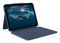 Logitech Rugged Combo 4c QWERTZ Zwitsers Smart Connector Bleu
