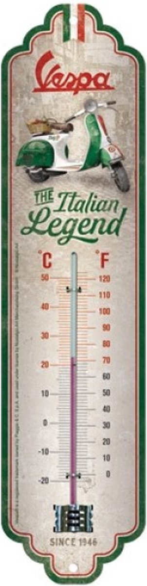 Nostalgic Art Merchandising Thermometer - Vespa - Italian Legend