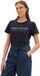 Tom Tailor T-shirt met geborduurd logo - Maat L - sky captain blue