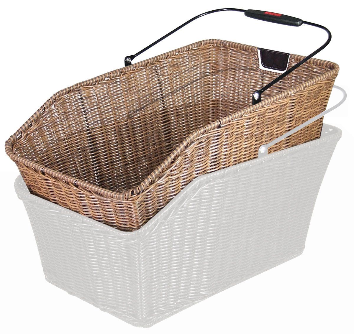 KlickFix Structura GT fietsmand voor Racktime bruin