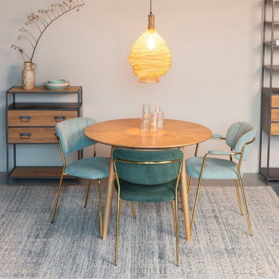 Housecraft Living Fabio Eettafel Rond - 100 cm - Naturel