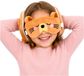 Relaxeazzz Reis set - Eekhoorn knuffel / reiskussen / slaapmasker - voor kinderen - Lichtbruin
