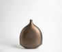 Gutta Vase Gutta B27 x T12 x H31 cm Aluminium Aurum Satin Gegossen