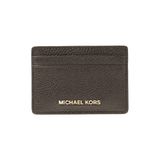 Michael Kors Jet Set leren pasjeshouder donkerbruin