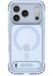 Decoded Hybride Hoesje met 360° Standaard voor iPhone 18 Pro Max / 17 Pro Max - Transparant Blauw