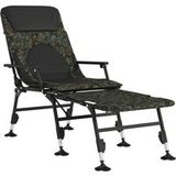 Maison Exclusive - Transat de pêche avec pieds à boue réglables pliable camouflage