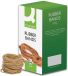C&Q elastieken, breedte 3 mm, lengte 100 mm, nr 34, doos van 500 g