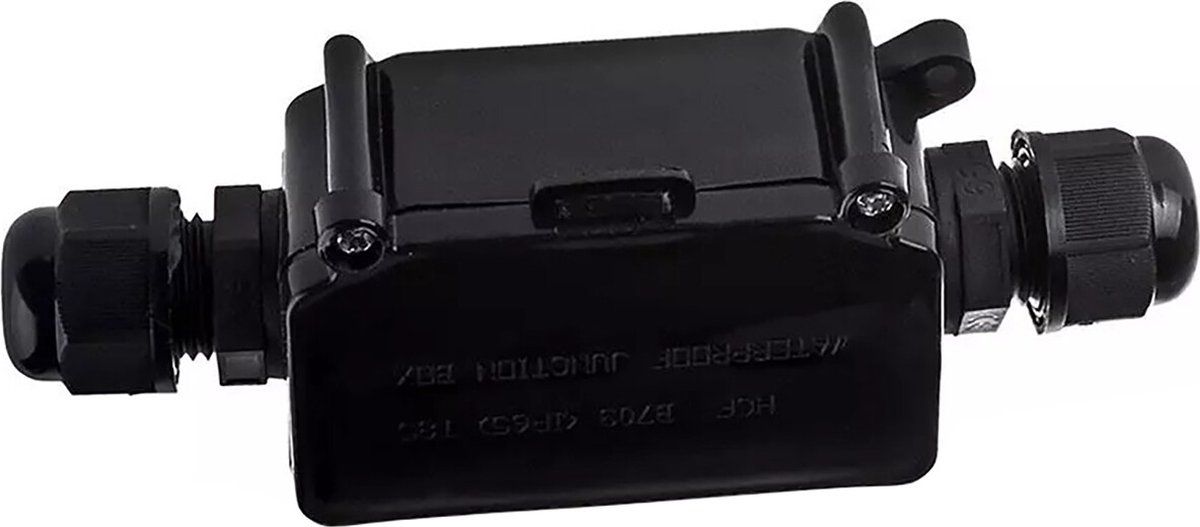 V-TAC Kabelmof Vt-7224 123 x 33 mm Aluminium/PP IP65 Zwart