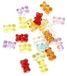 DpCraft Dalprint Acrylparels, kleurrijk, berenmotief, voor sieraden maken, 17 mm, 20 stuks.