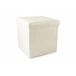 Galileo 2173296 inklapbare buff, MDF/PU, 38 x 38 x 38 cm, beige krokodil