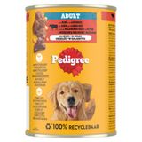 Pedigree Adult Hondenvoer Nat Blik Rund 400 gr
