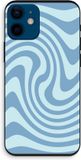 Case Company® - iPhone 12 mini Case - Swirl Blue - Bio-degradable - Back Cover