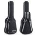 Donner Elektrische gitaar Gig Bag 39 Inch, 8 mm Dikte Rugzak Zachte Solid Gitaar Case met Verstelbare Riemen, Waterbestendig Nonwovens Interieur Dikker Spons Pad met Zak, Zwart