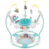 Coast Baby Sky Jumperoo aide à la marche avec hauteur réglable, jouets et boîte à musique, chaise gonflable avec siège pivotant à 360°, centre d'activités pour bébés à partir de 6 mois, chargeable jusqu'à 12 kg