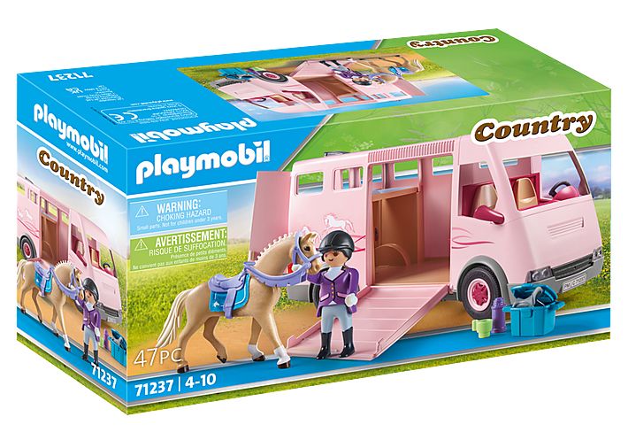 PLAYMOBIL Country 71237 Paardentransportwagen - Speelgoed figuurset - 4+ jaar