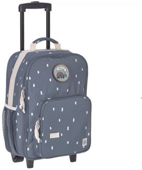 Lässig Reiskoffer Trolley Happy Prints - Midnight blue - Handbagage - 22 l