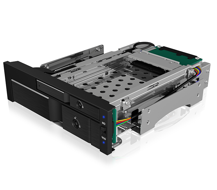 ICY BOX IB-173SSK - Behuizing voor opslagstations - Zwart