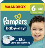 Pampers Baby Dry Luiers Maat 6 - 138 Stuks