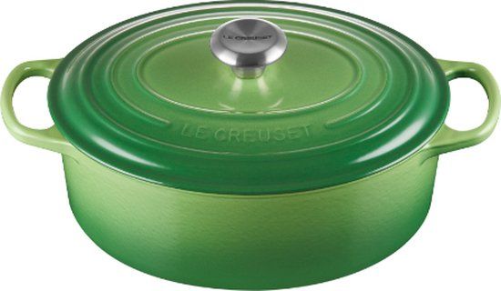 Le Creuset Braadpan Signature - Ovaal - 29 cm - 4.7 liter - Bamboo
