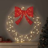 VidaXL Couronne blanc chaud 75 x 75 x 8 cm 60 LED