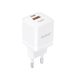 DUDAO A13Pro Adaptateur GAN 33W 1x USB-C 1x USB-A Blanc