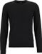 Hugo Boss BOSS Leno heren trui wol - slim fit met O-hals - zwart