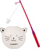 Ostaria St. Maarten lampion met stokje - kat / poes thema
